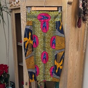 African Print Ankara Pencil Skirt